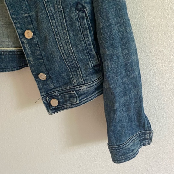 Anthropologie Brand Cropped Denim Jacket - Picture 3 of 6